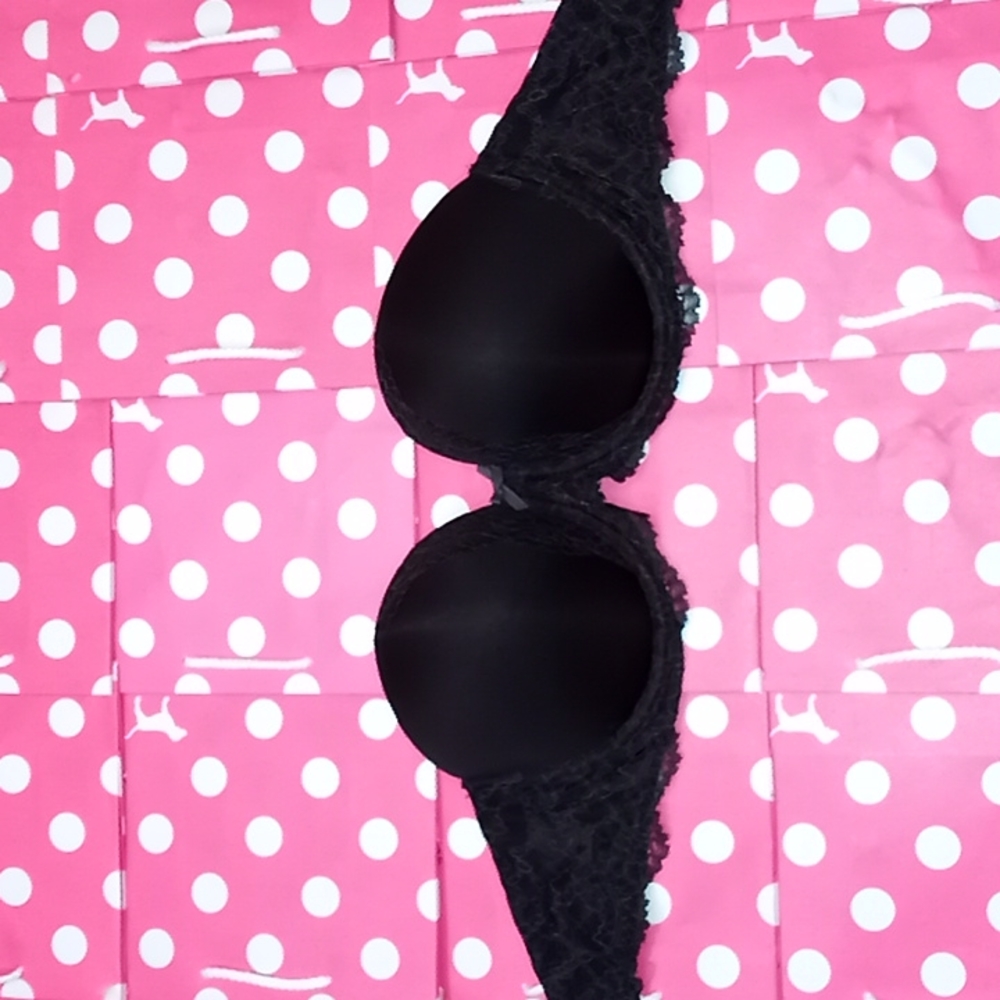 Victoria's Secret,32DDD,Black, Dream Angels multi-way, without straps